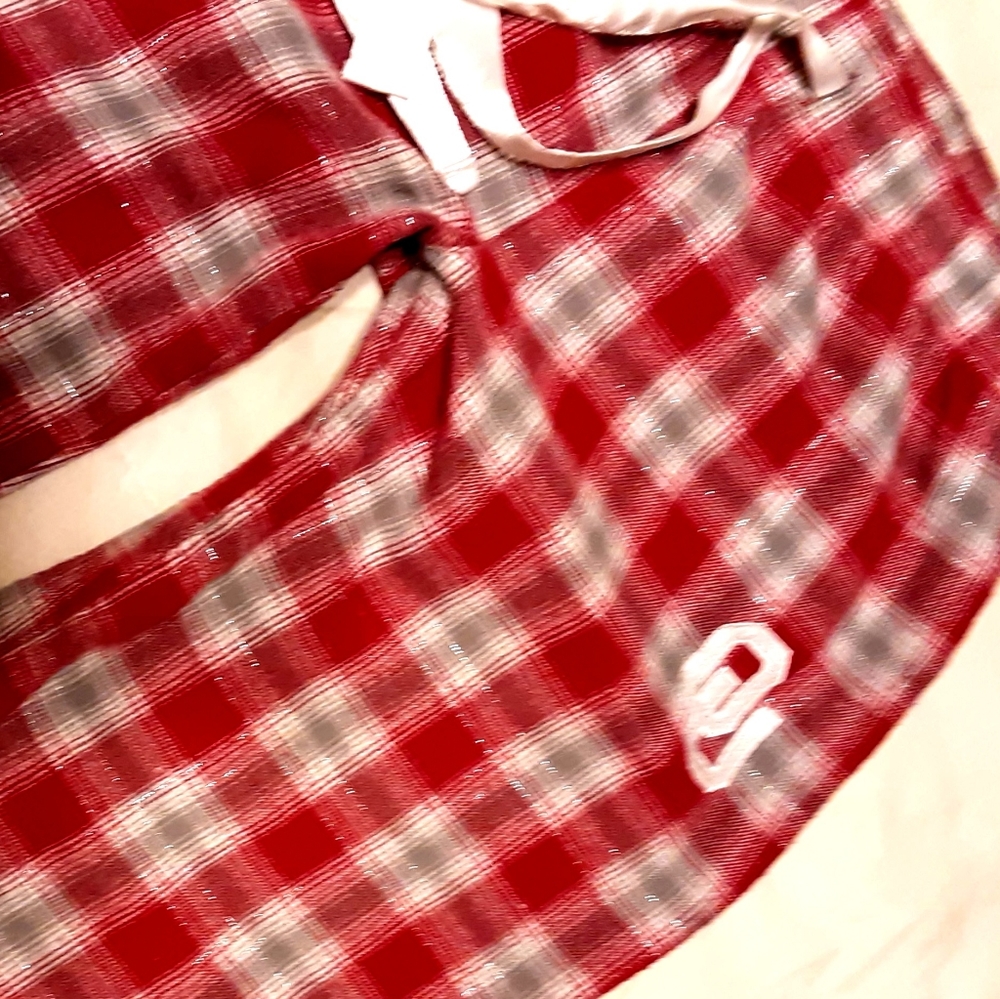 Sideline Plaid Flannel Oklahoma Univ Pants Size M - Picture 8 of 11